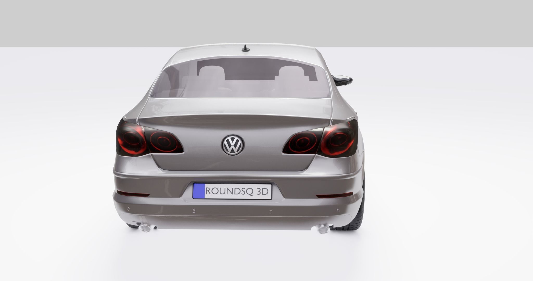 Volkswagen Passat Low-poly 3D model_13