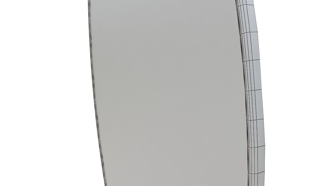 Mirror metal 3D model_5