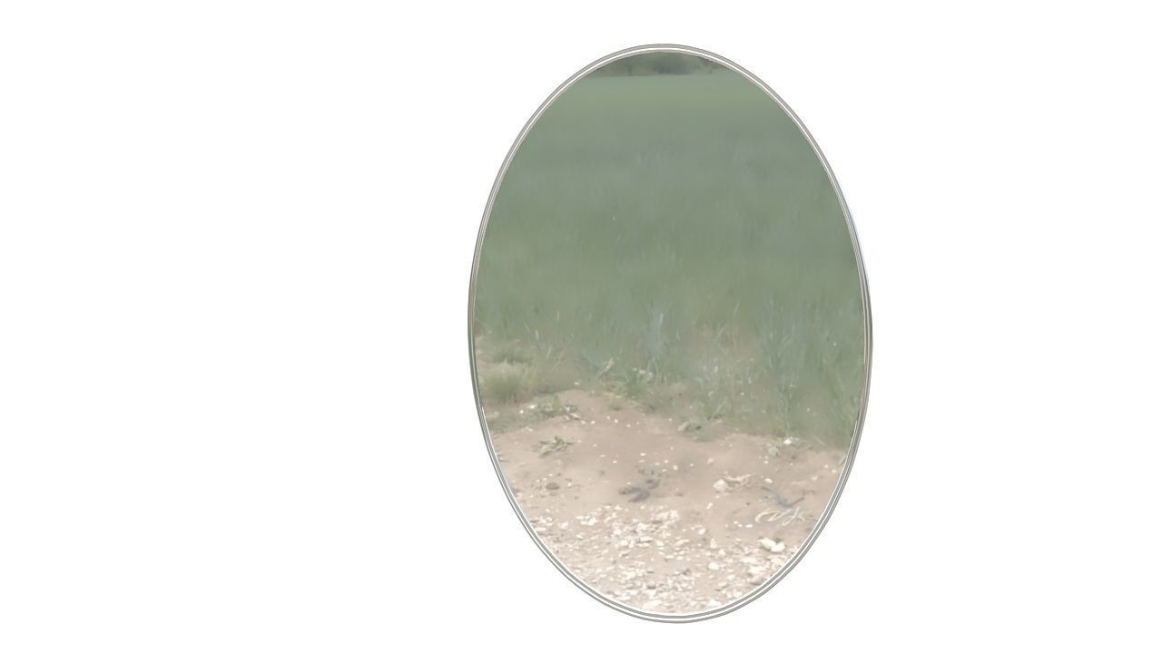 Mirror metal 3D model_1
