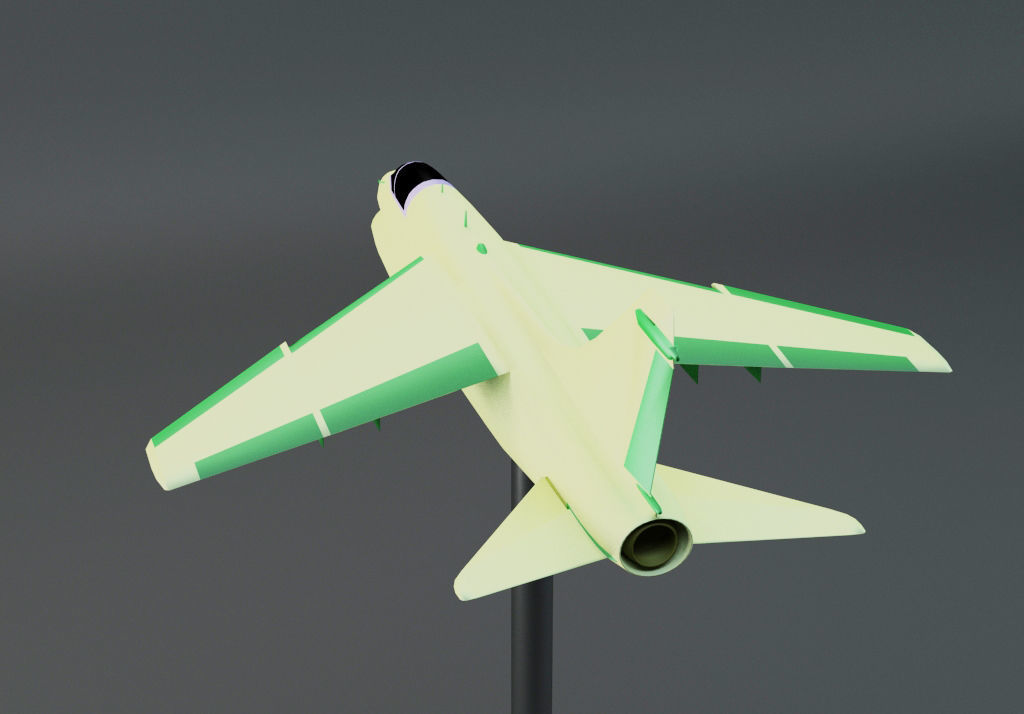 Corsair 2 aircraft 3D print model_2