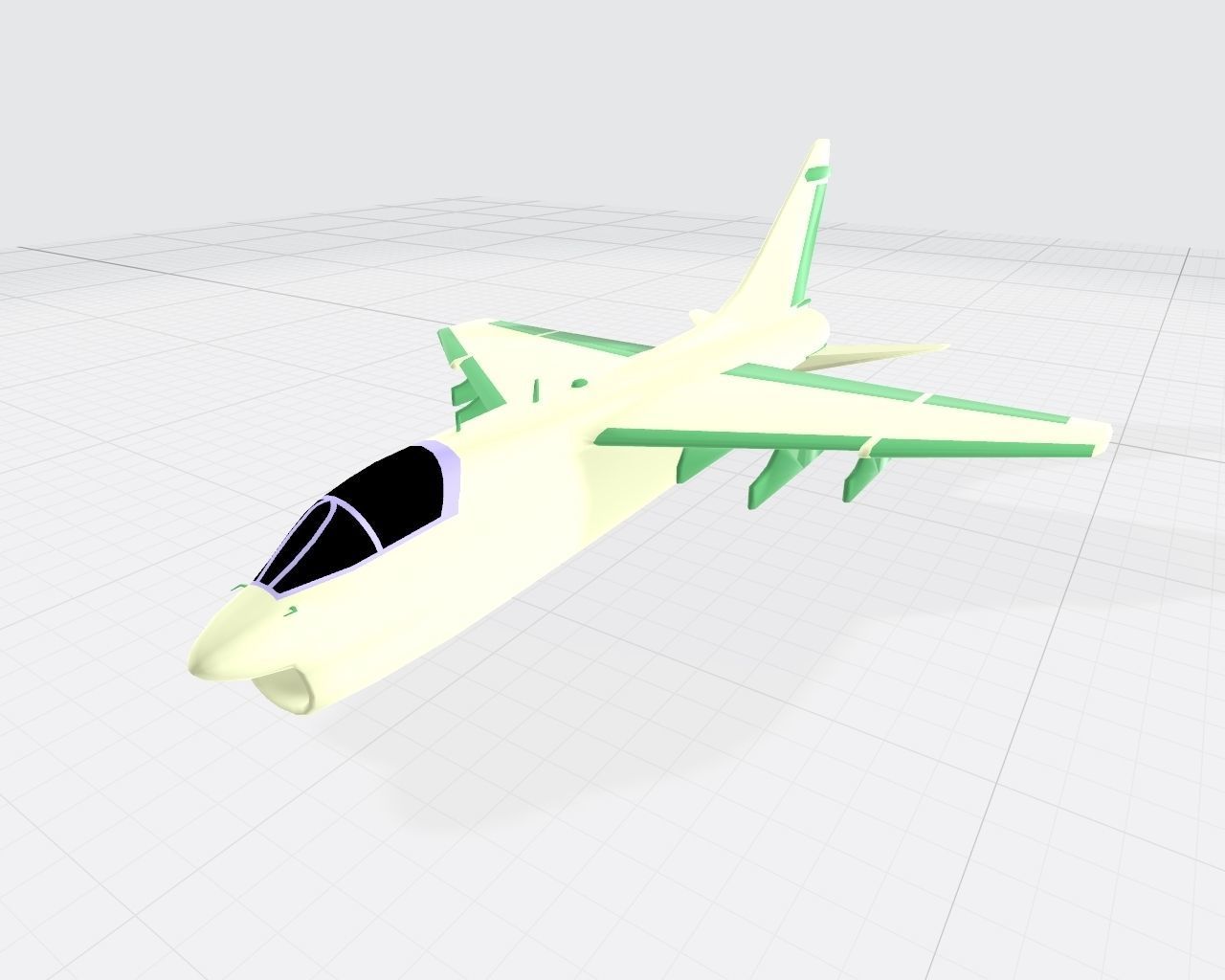 Corsair 2 aircraft 3D print model_9