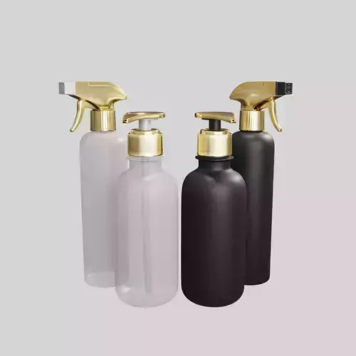 Spray bottles 3D Model Collection