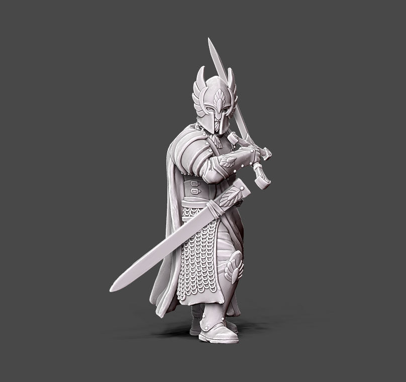 Knight - 35 mm scale 3D print model