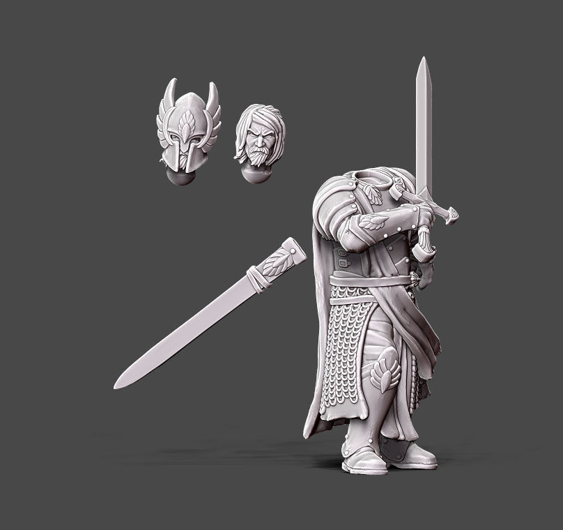 Knight - 35 mm scale 3D print model