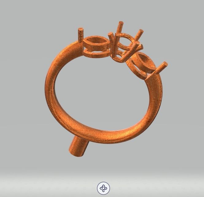YD101 ring 3D print model_2