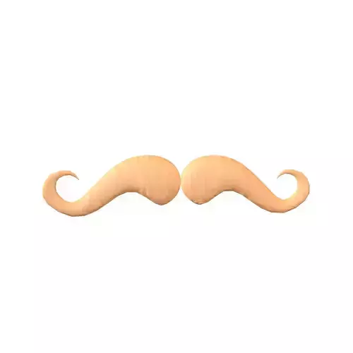 Cartoon Mustache v7 003