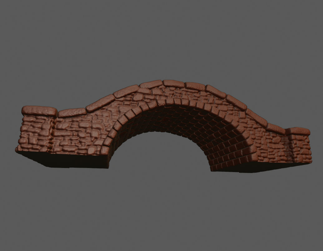 Stone Bridge 3D Print 3D print model_4