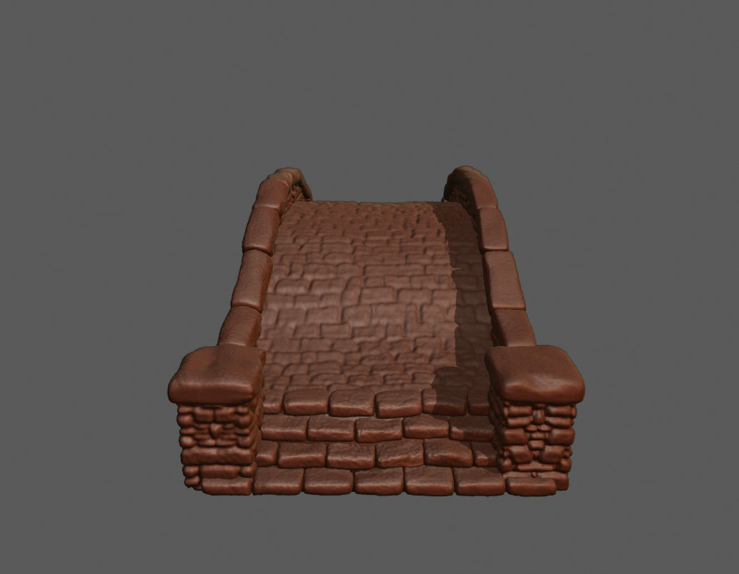 Stone Bridge 3D Print 3D print model_2