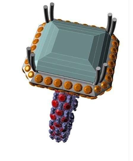 YD102 electronic ring with beads 3D print model_5