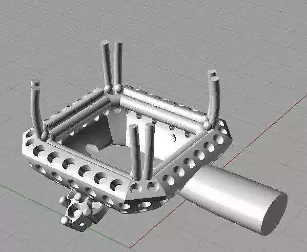 YD102 electronic ring with beads