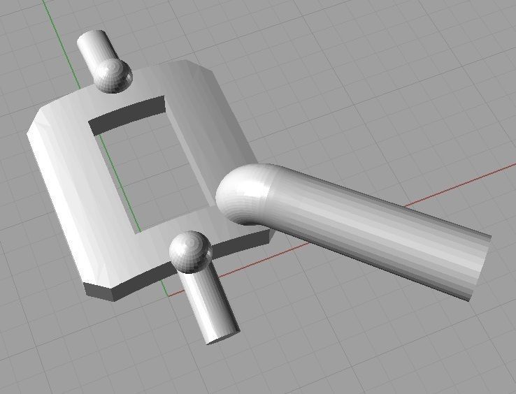 YD102 electronic ring with beads 3D print model_3