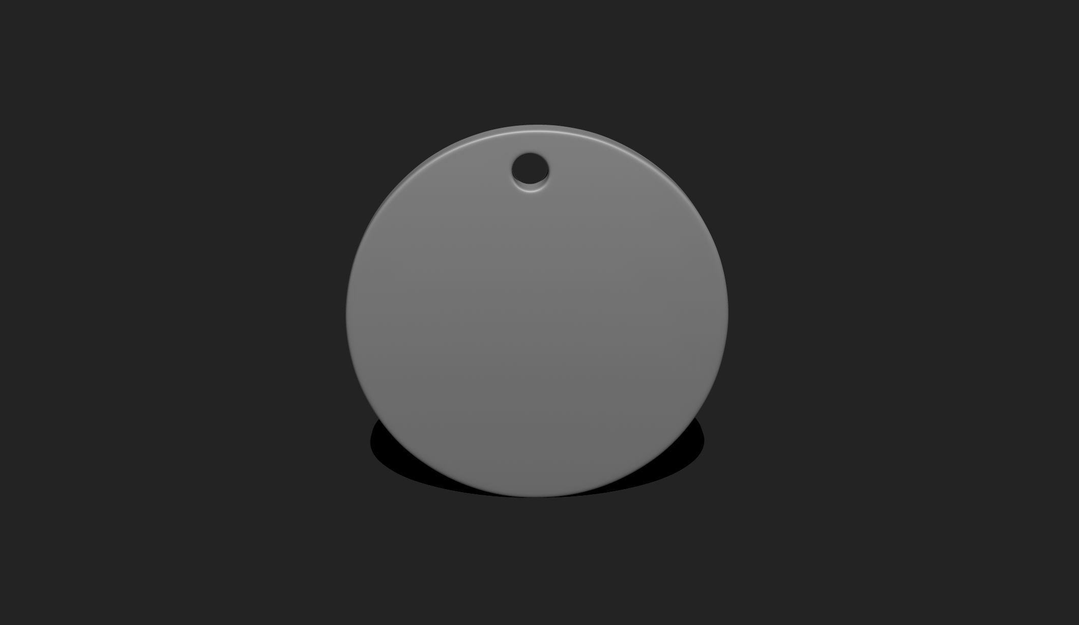 3D Shape Pendant - Plate - Plaque - Medal - Jewelry 11 3D print model_6