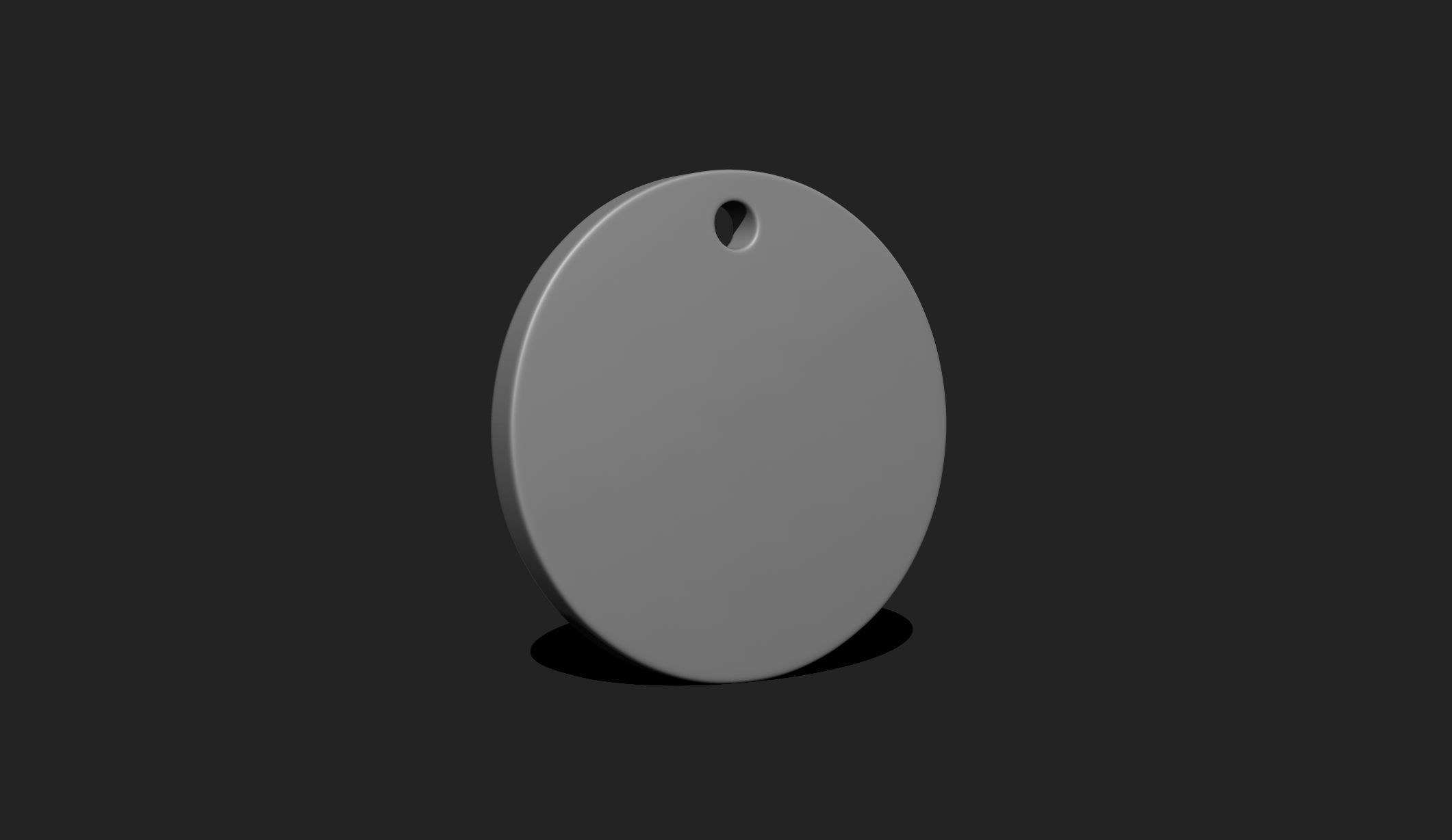 3D Shape Pendant - Plate - Plaque - Medal - Jewelry 11 3D print model_3