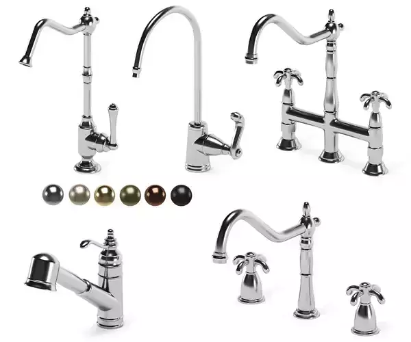 KINGSTONBRASS kitchen faucets 02 3D model