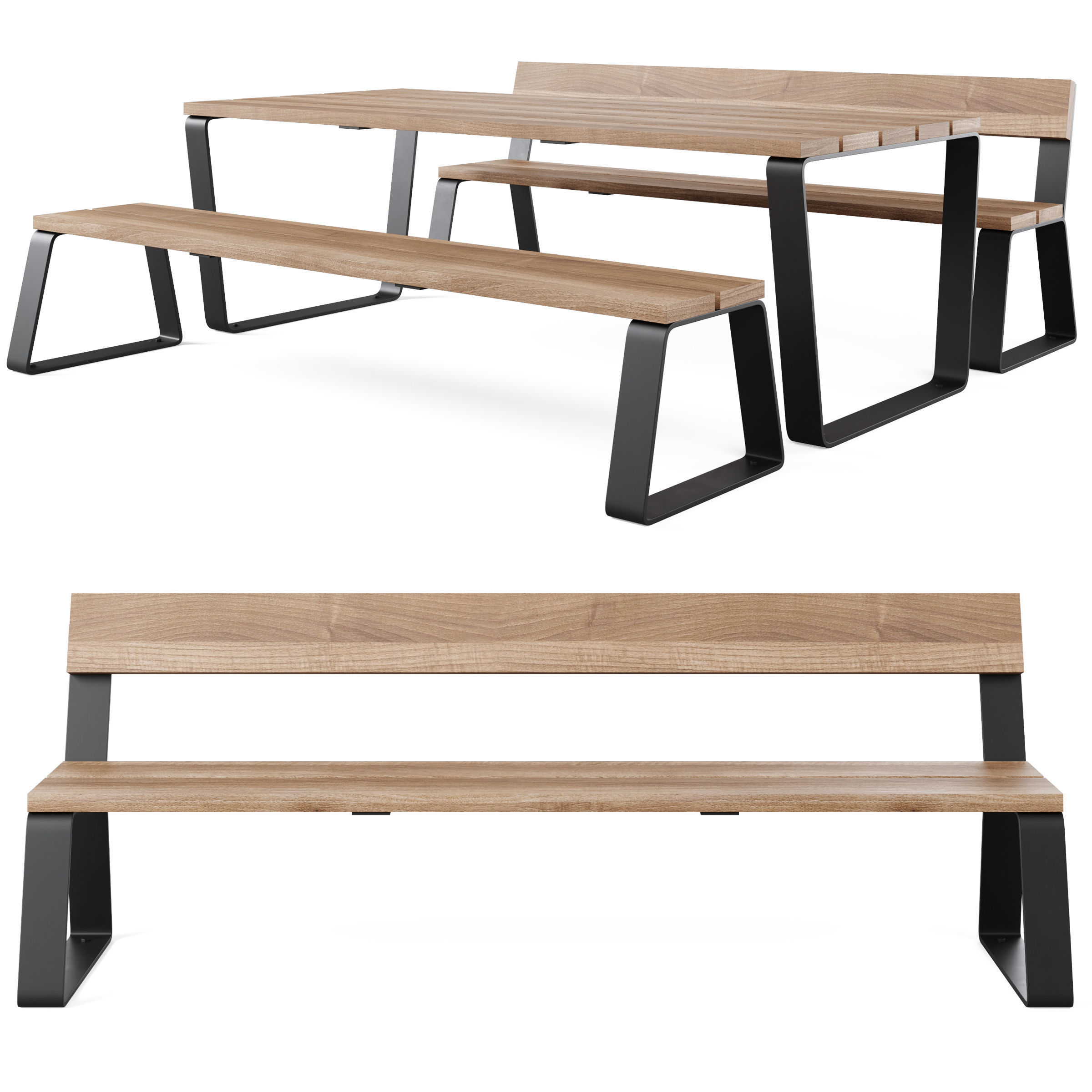 MIO Benches by Furns 3D model_3