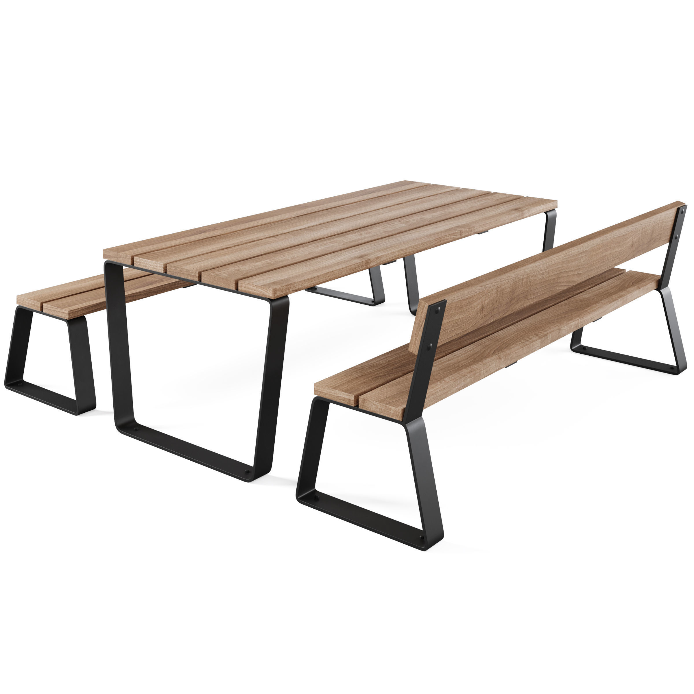 MIO Benches by Furns 3D model_4