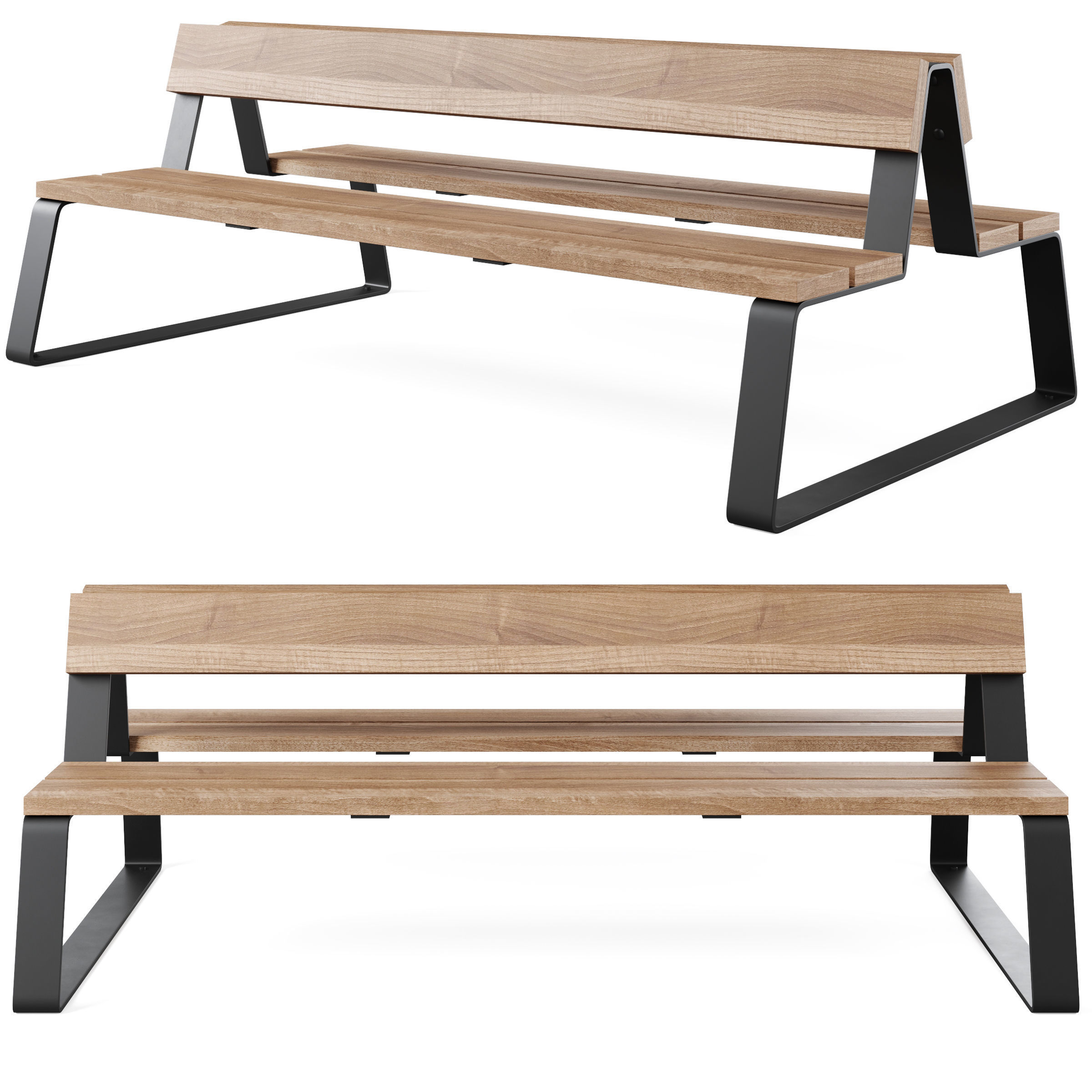 MIO Benches by Furns 3D model_1