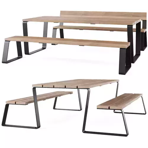MIO Benches by Furns 3D model