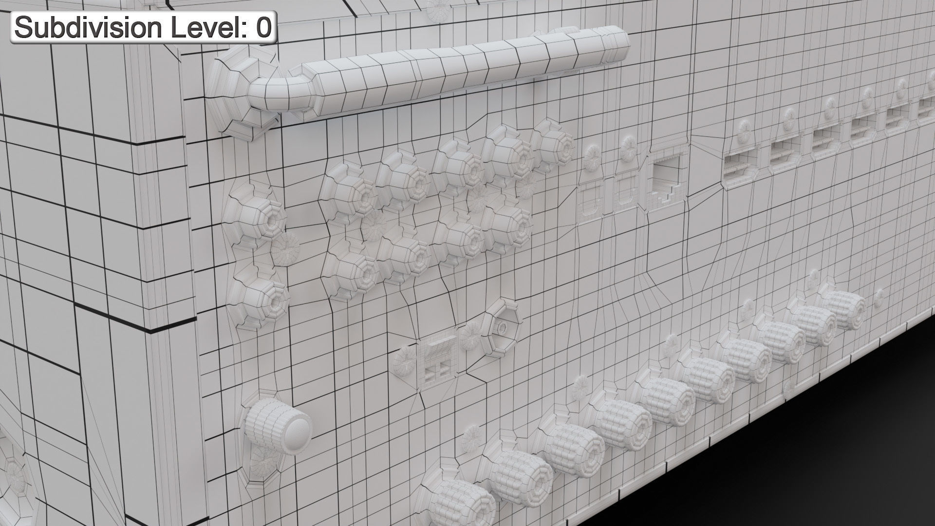 Denon AVR-S660H AV Receiver  Amplifier 3D model_16