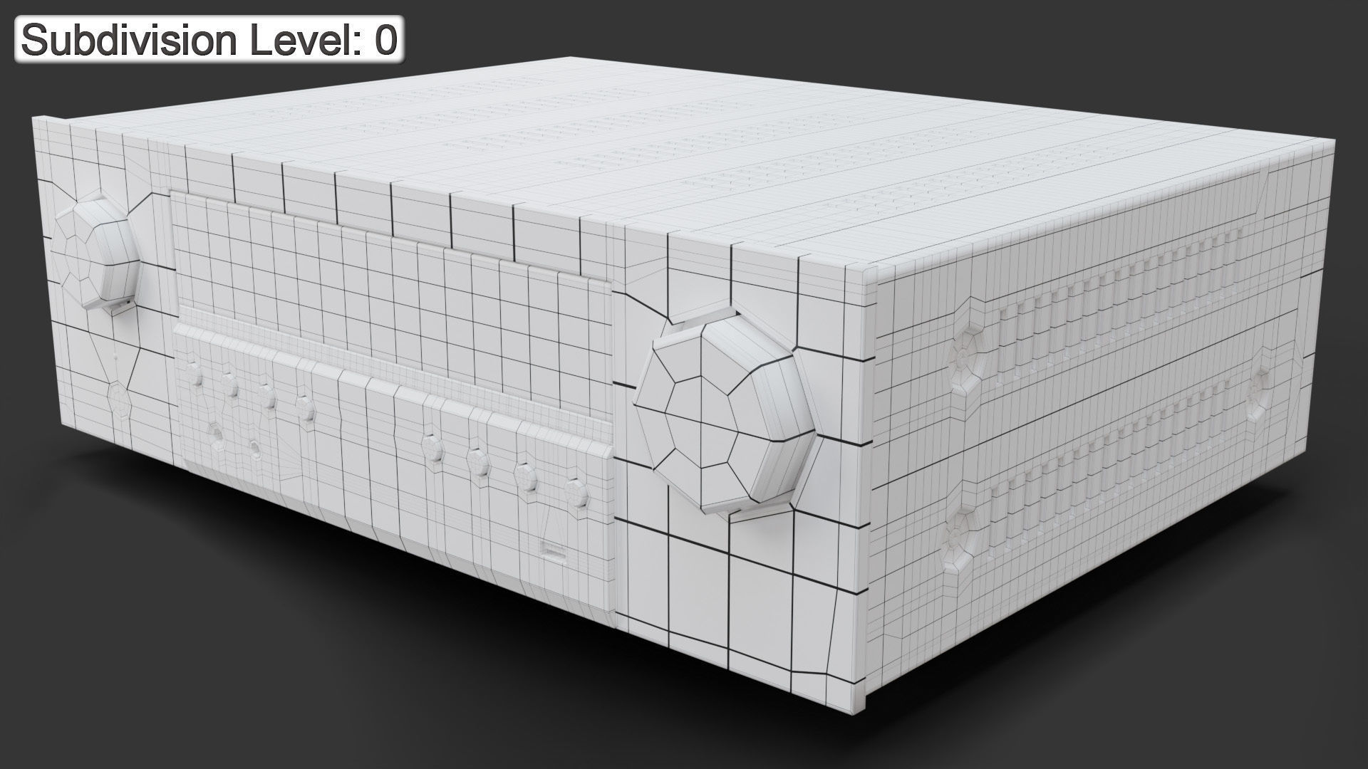 Denon AVR-S660H AV Receiver  Amplifier 3D model_13