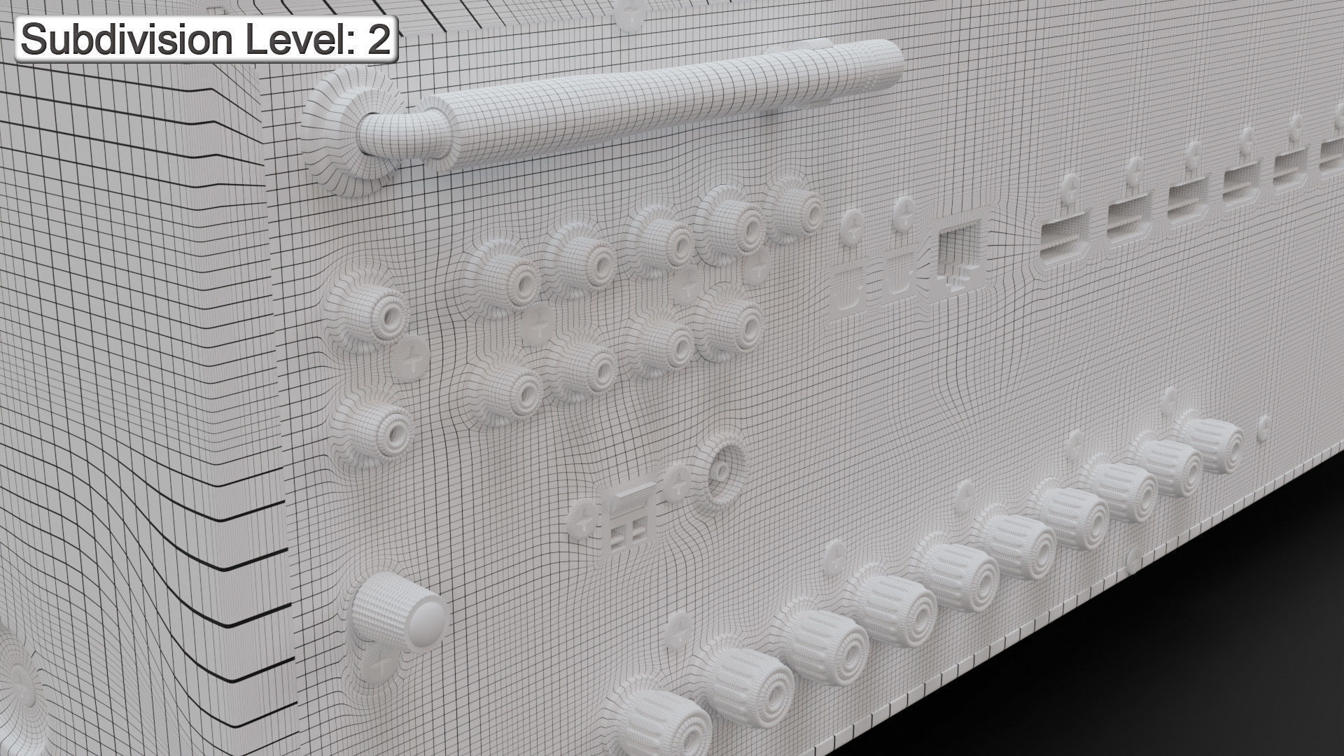 Denon AVR-S660H AV Receiver  Amplifier 3D model_30