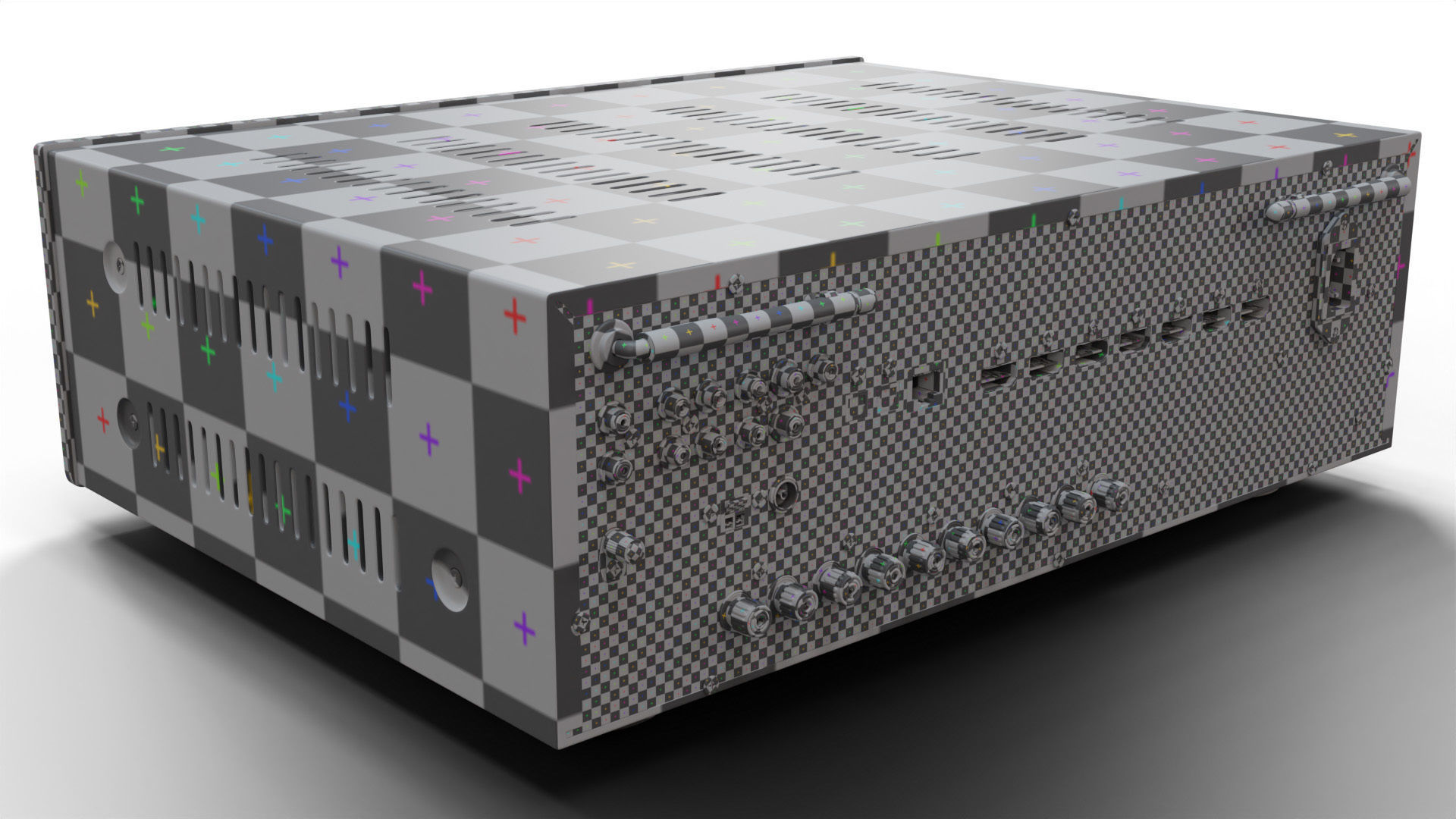 Denon AVR-S660H AV Receiver  Amplifier 3D model_42