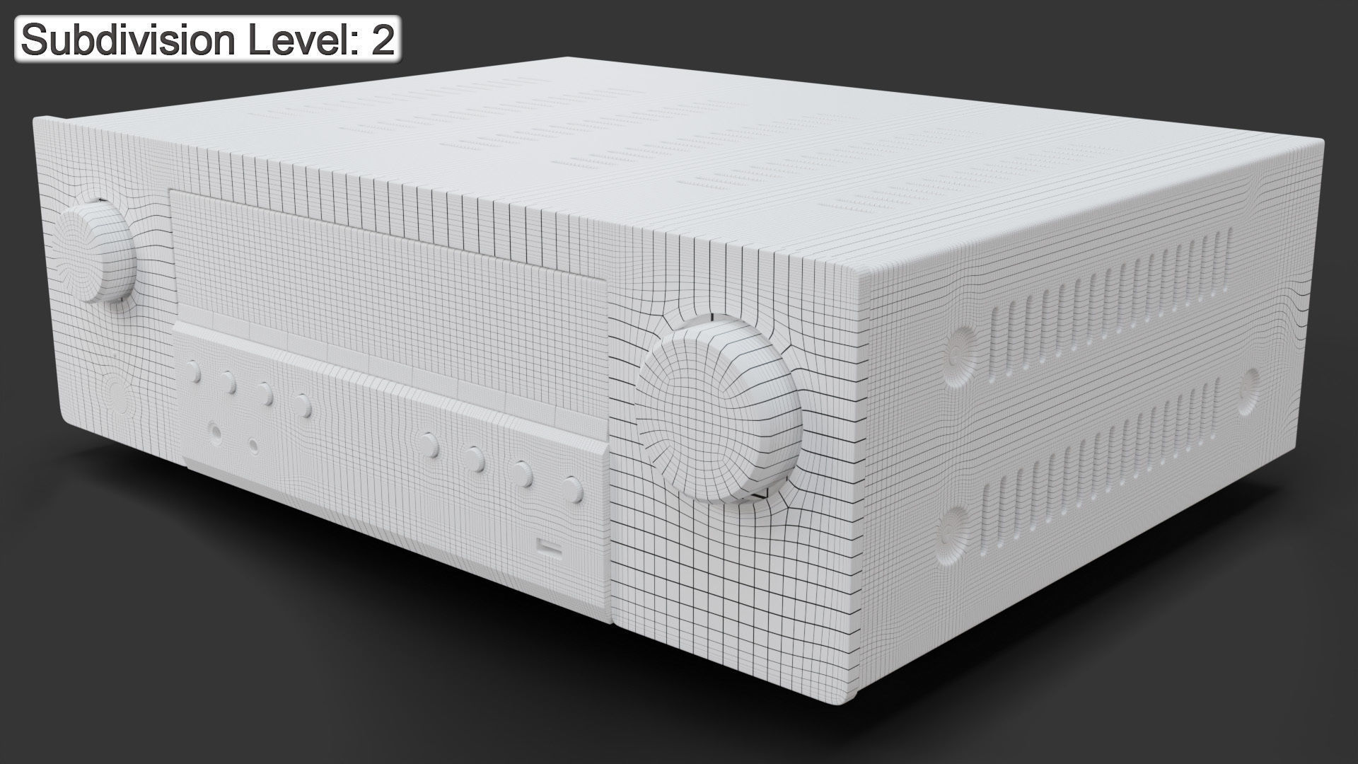 Denon AVR-S660H AV Receiver  Amplifier 3D model_27