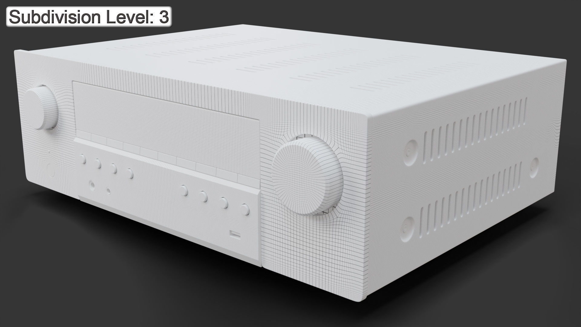 Denon AVR-S660H AV Receiver  Amplifier 3D model_34