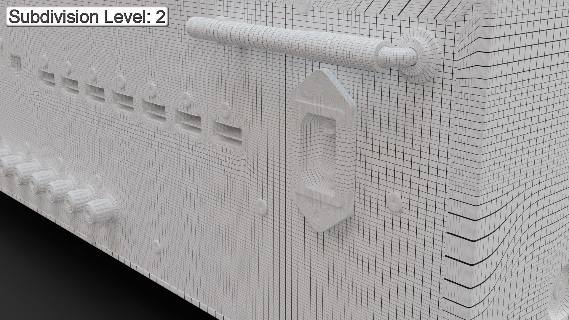 Denon AVR-S660H AV Receiver  Amplifier 3D model_31