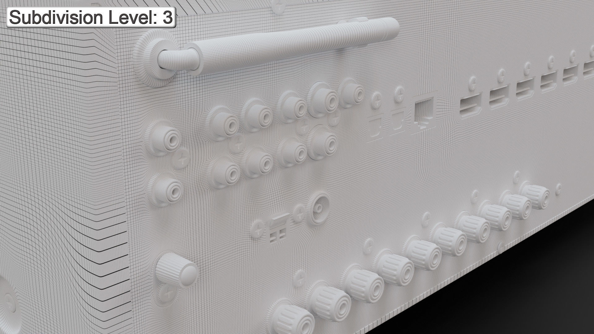 Denon AVR-S660H AV Receiver  Amplifier 3D model_37