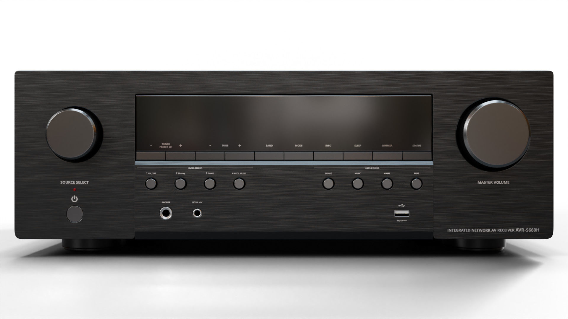 Denon AVR-S660H AV Receiver  Amplifier 3D model_3