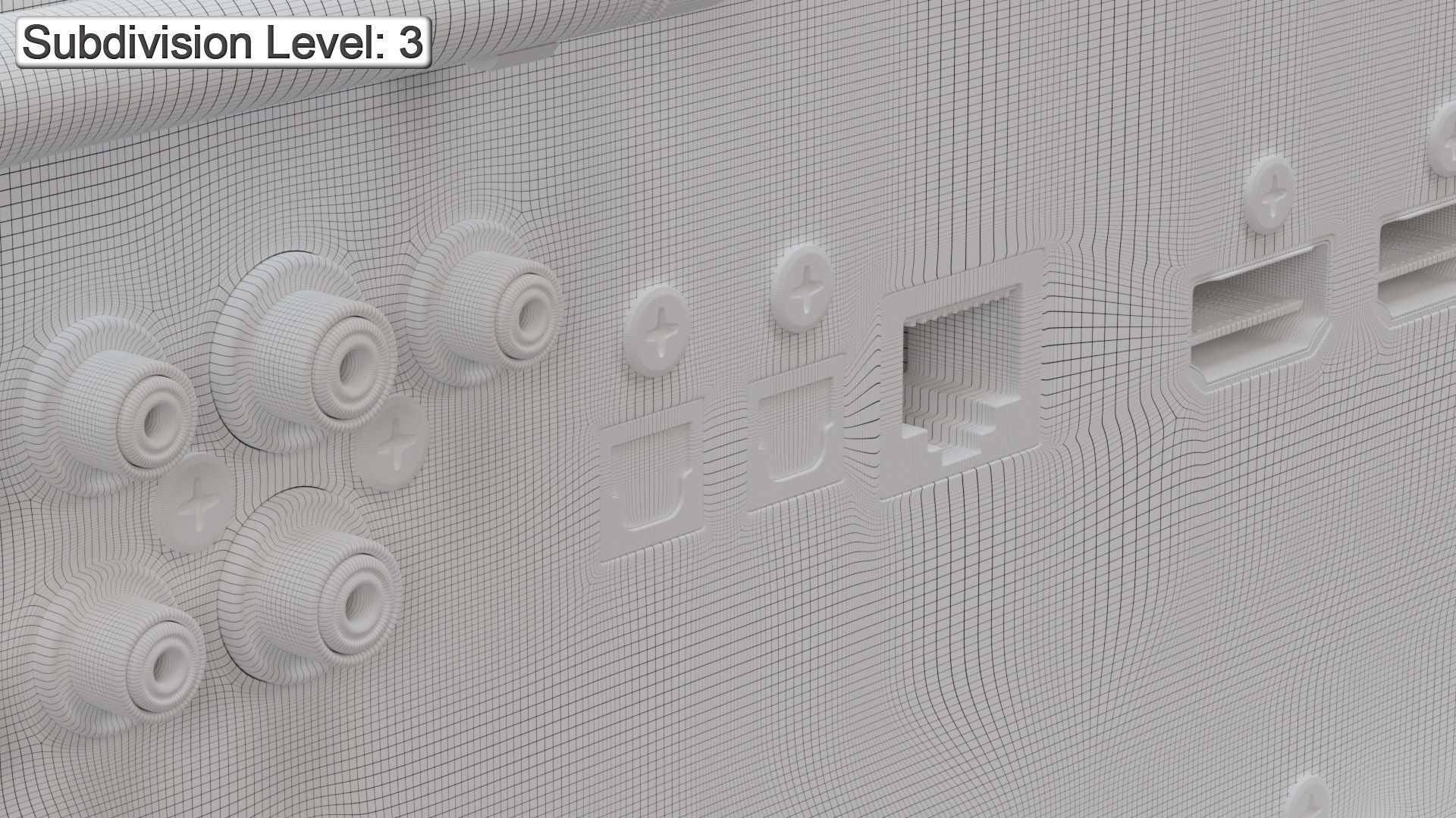 Denon AVR-S660H AV Receiver  Amplifier 3D model_40