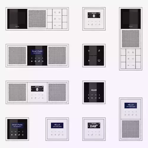 Jung LS ZERO Door Communication and Smart Radio 16 items