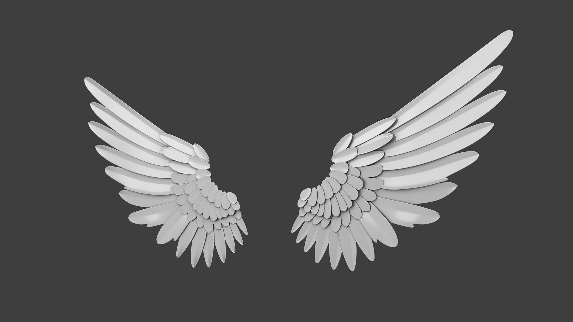 Angel Wings 3D model_2