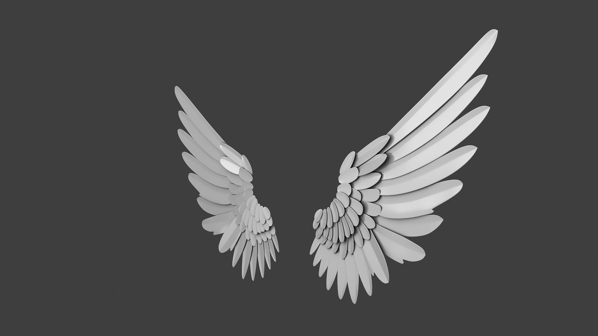 Angel Wings 3D model_5