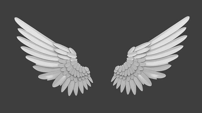 Angel Wings 3D model