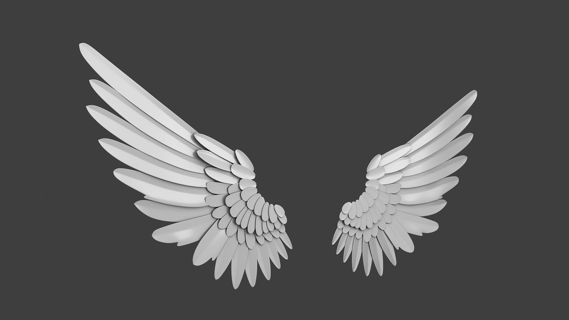Angel Wings 3D model_3