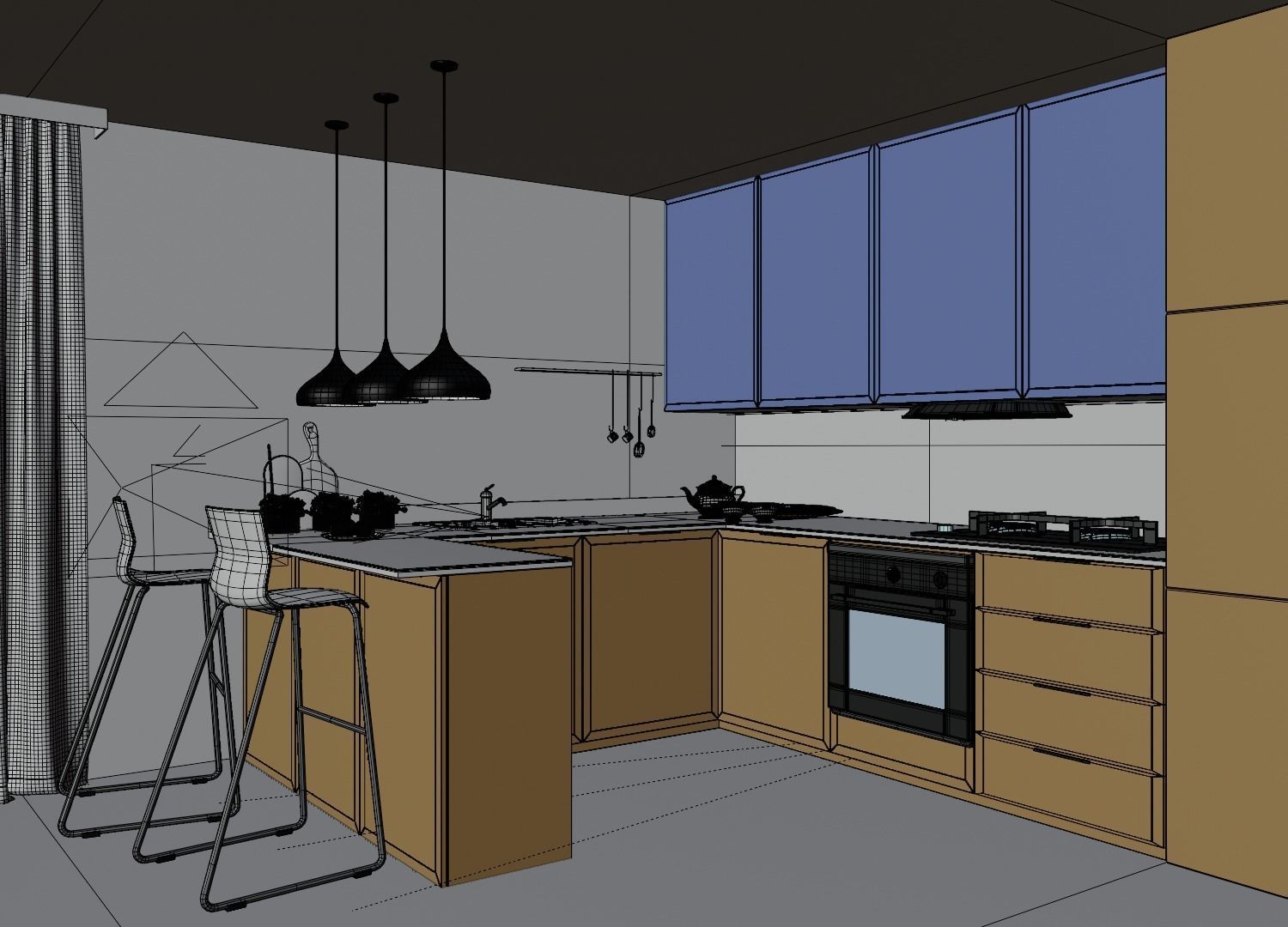 Interior scene in native blend file by-VIZFROMBLENDER 3D model_14