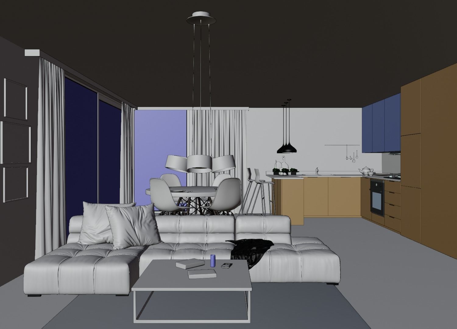 Interior scene in native blend file by-VIZFROMBLENDER 3D model_9