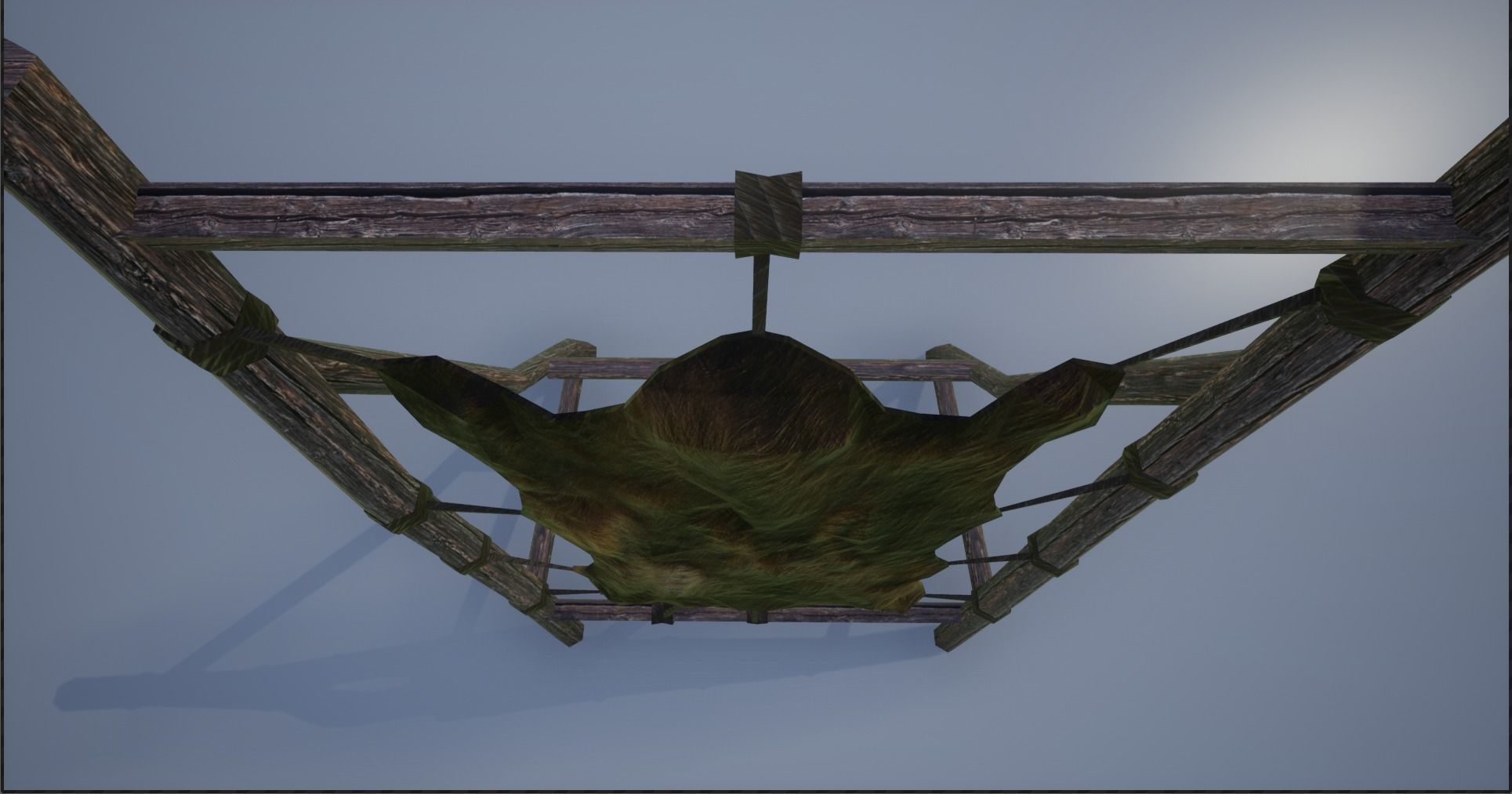 Medieval Stretched Skinned Animal Fur Low-poly 3D model_15