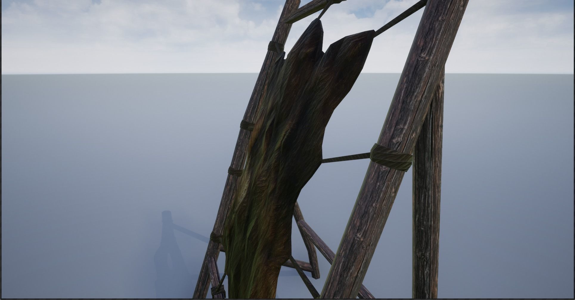 Medieval Stretched Skinned Animal Fur Low-poly 3D model_16