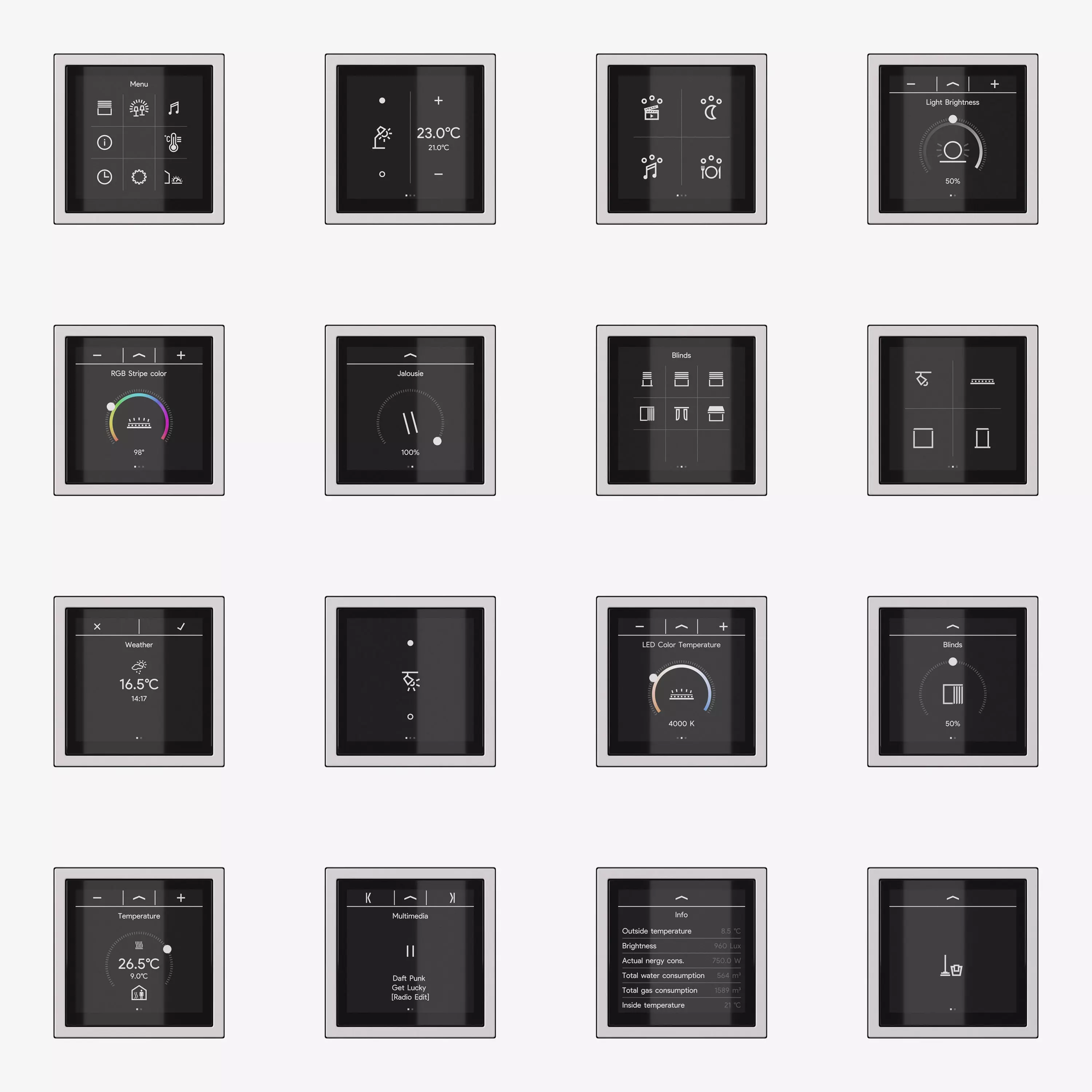 Jung LS ZERO LS Touch - the smart KNX kit 54 items 3D model_0