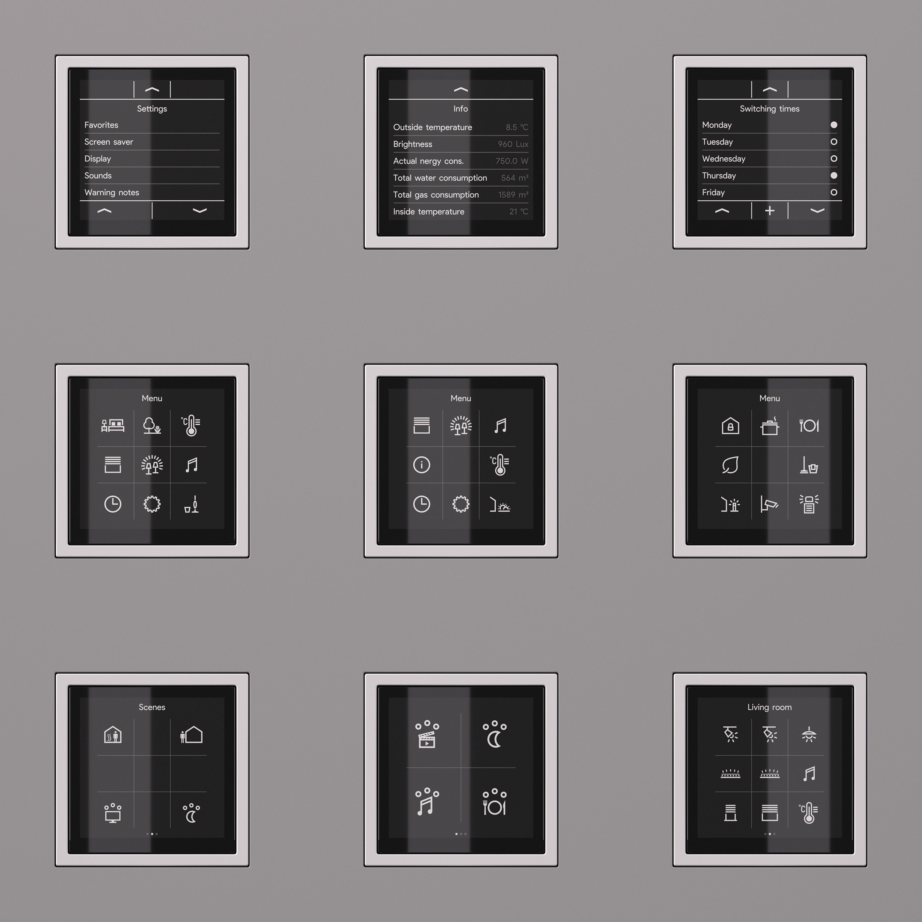 Jung LS ZERO LS Touch - the smart KNX kit 54 items 3D model_6