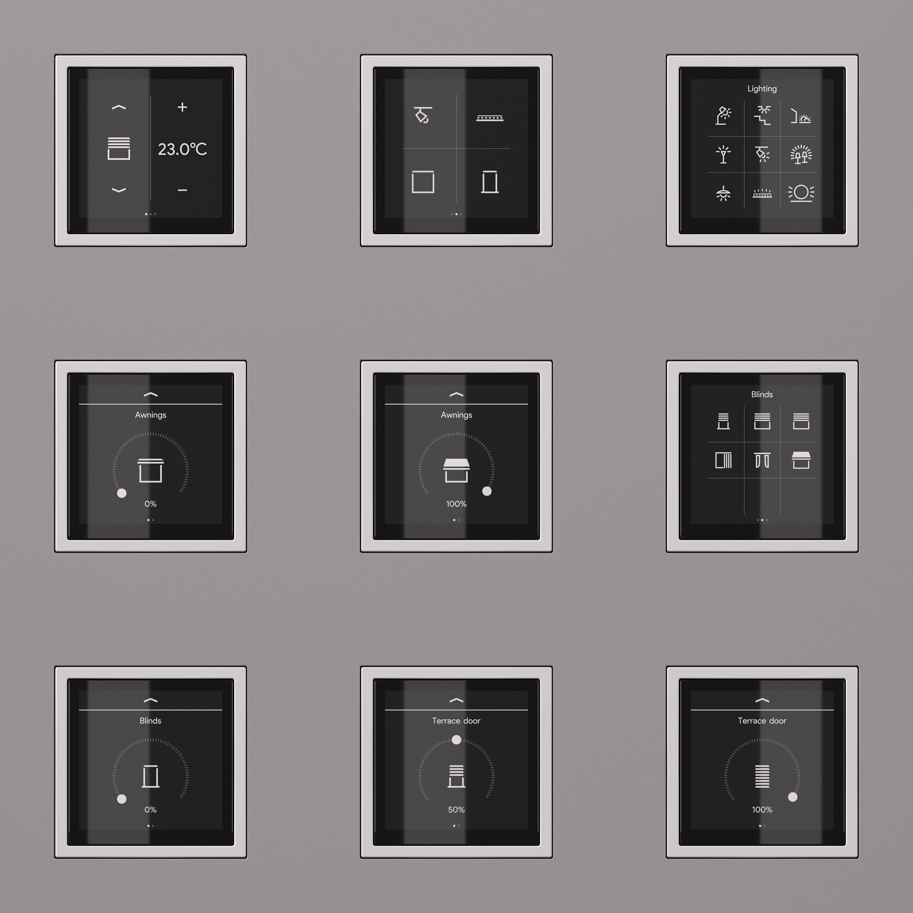 Jung LS ZERO LS Touch - the smart KNX kit 54 items 3D model_8