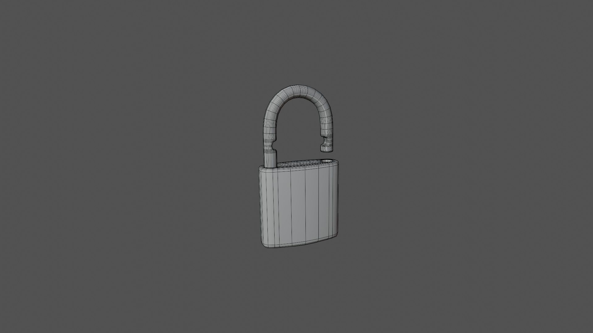 Padlock 3D model_6