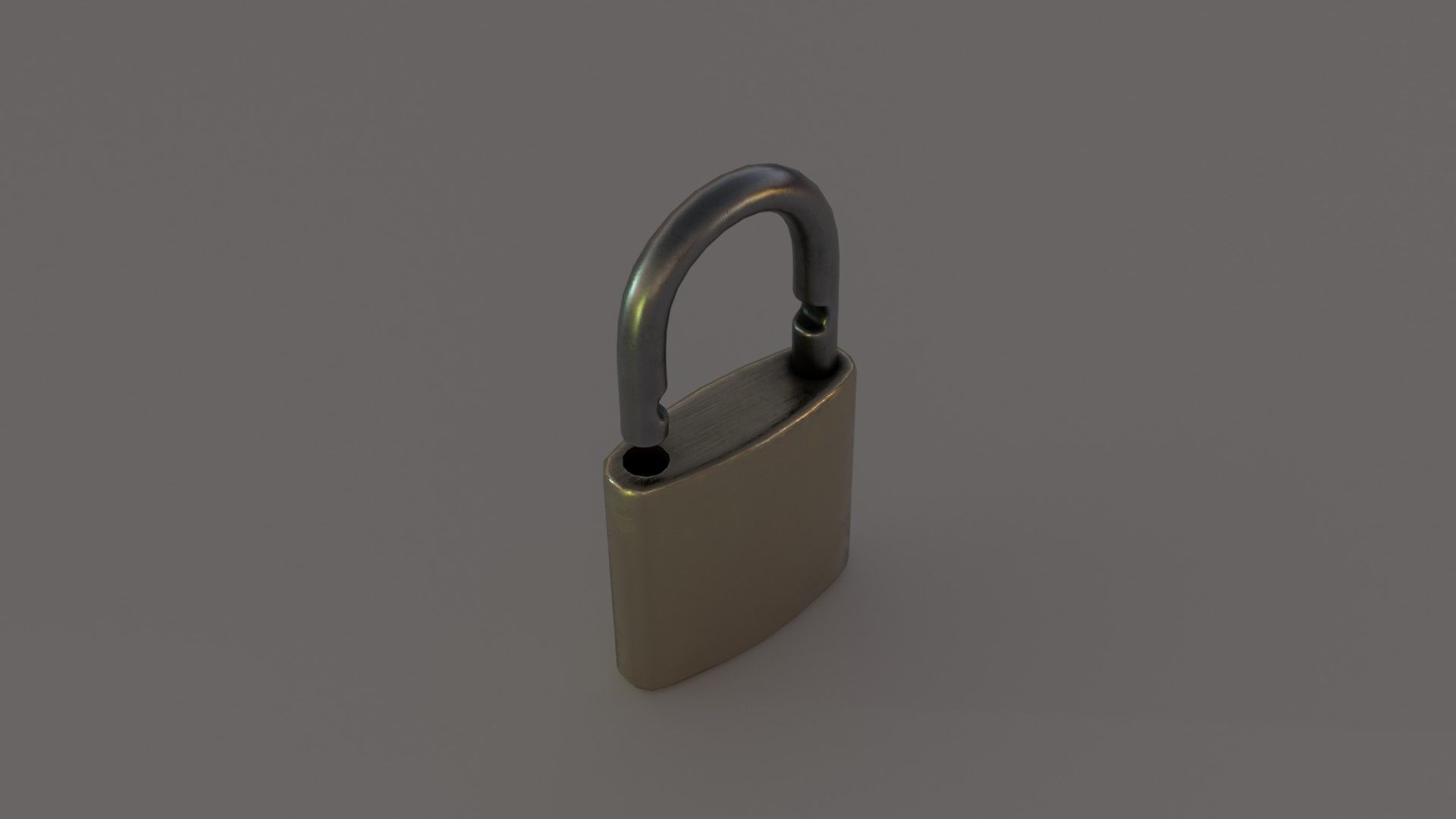 Padlock 3D model_4