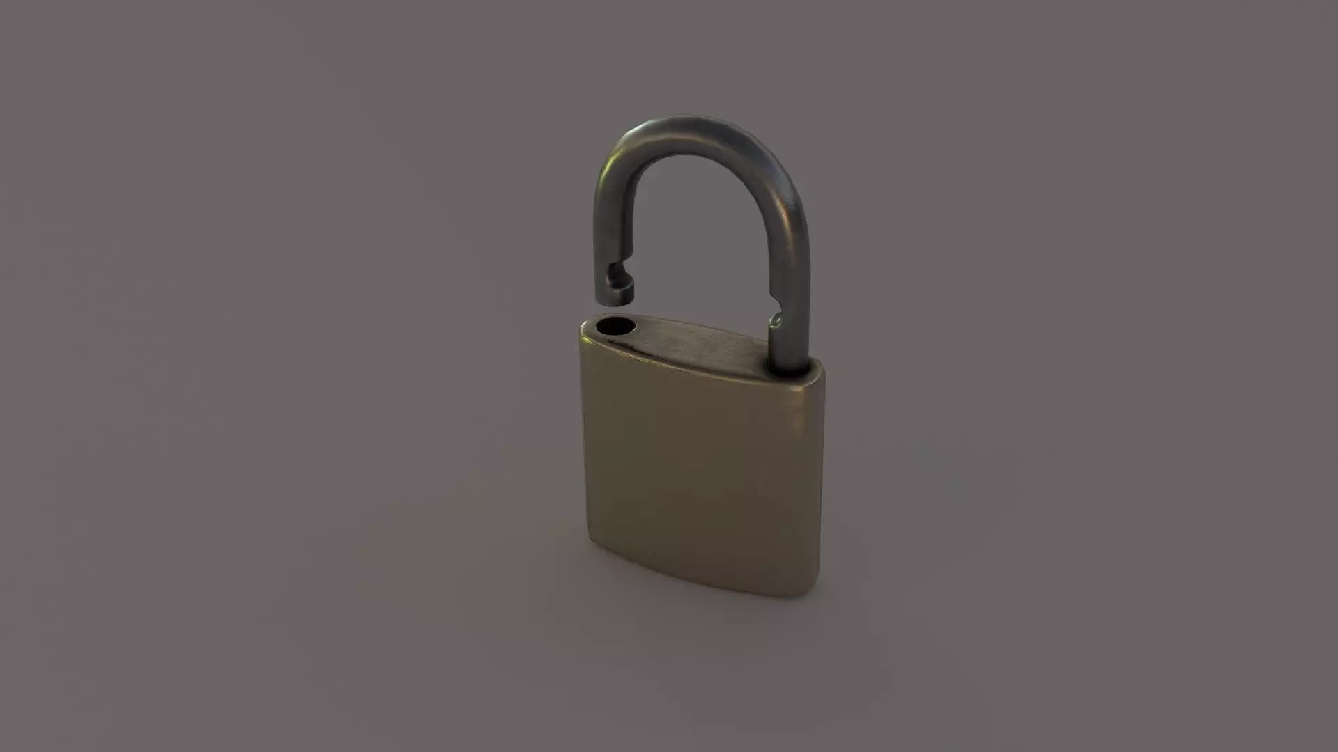 Padlock 3D model_0