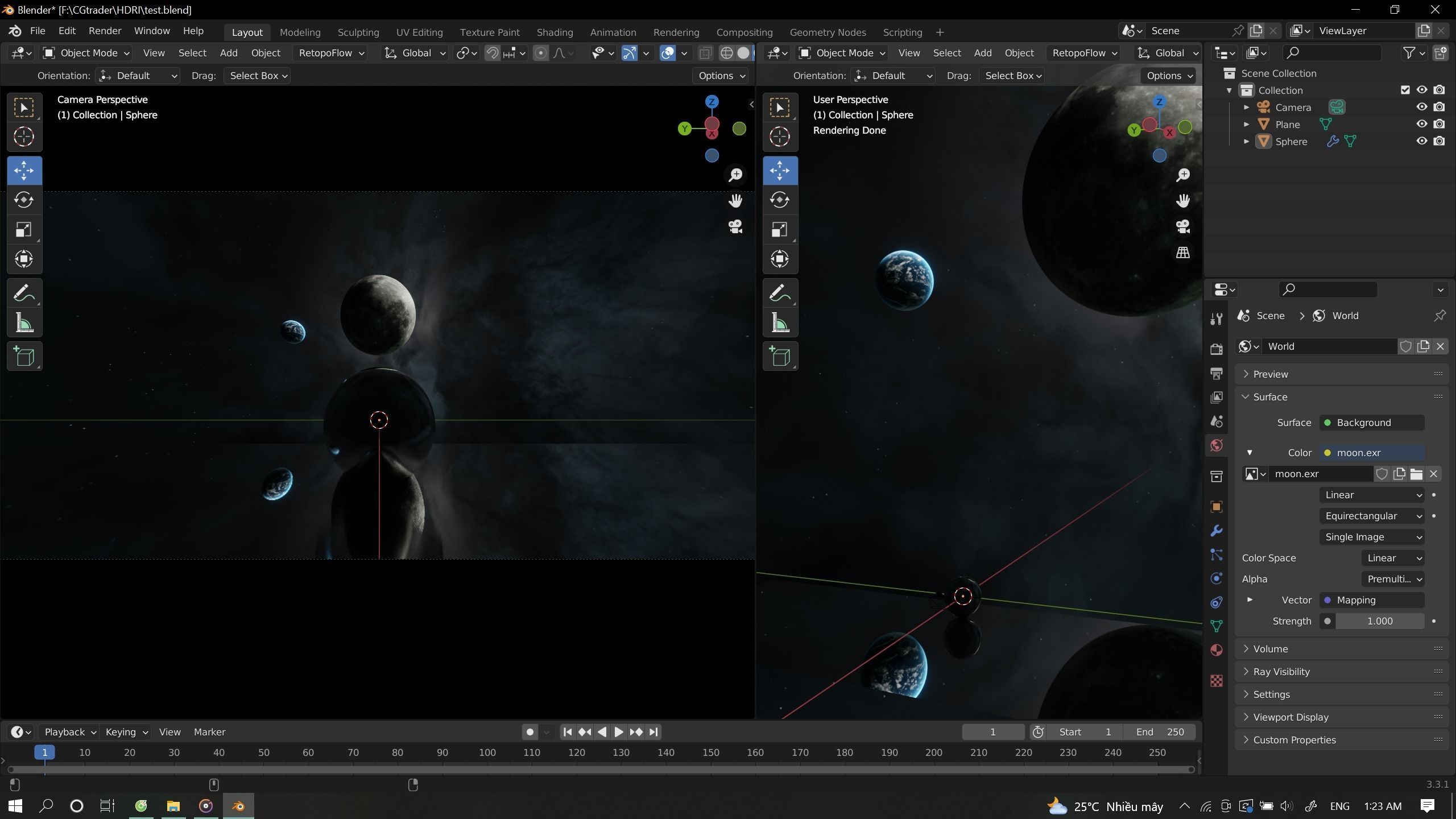 Space Environment HDRI  Low-poly 3D model_31
