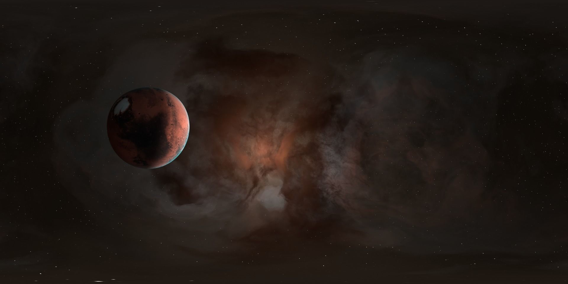 Space Environment HDRI  Low-poly 3D model_18