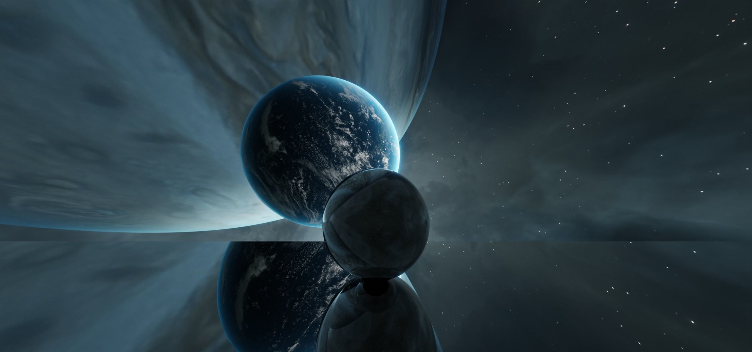 Space Environment HDRI  Low-poly 3D model_3